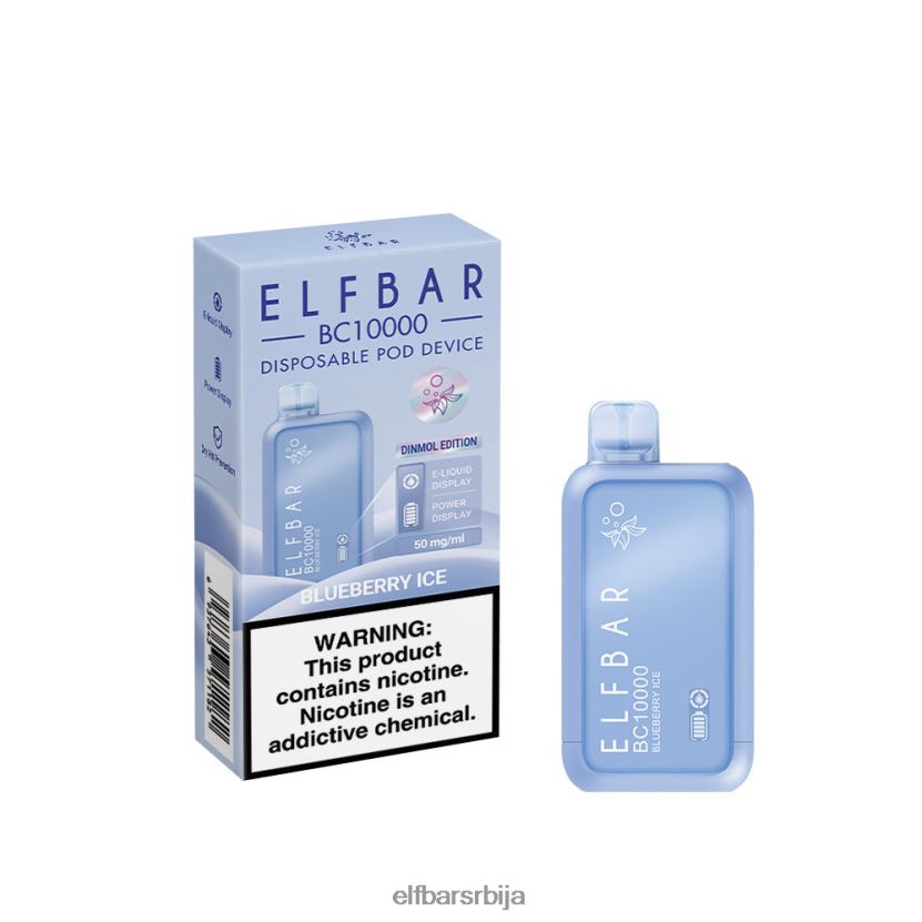 VD6B4213 Најбољи укус за једнократну употребу вапе бц10000 топ продаја ELFBAR лед од боровнице