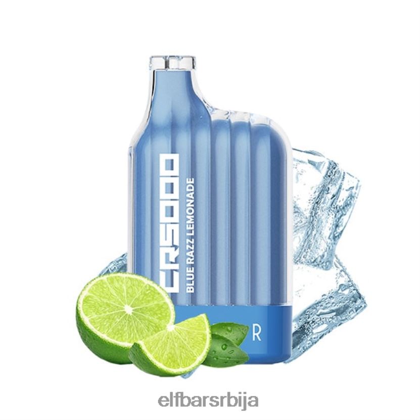 VD6B4229 цр5000 вапе за једнократну употребу 5000 пуффс ELFBAR плава разз лимунада