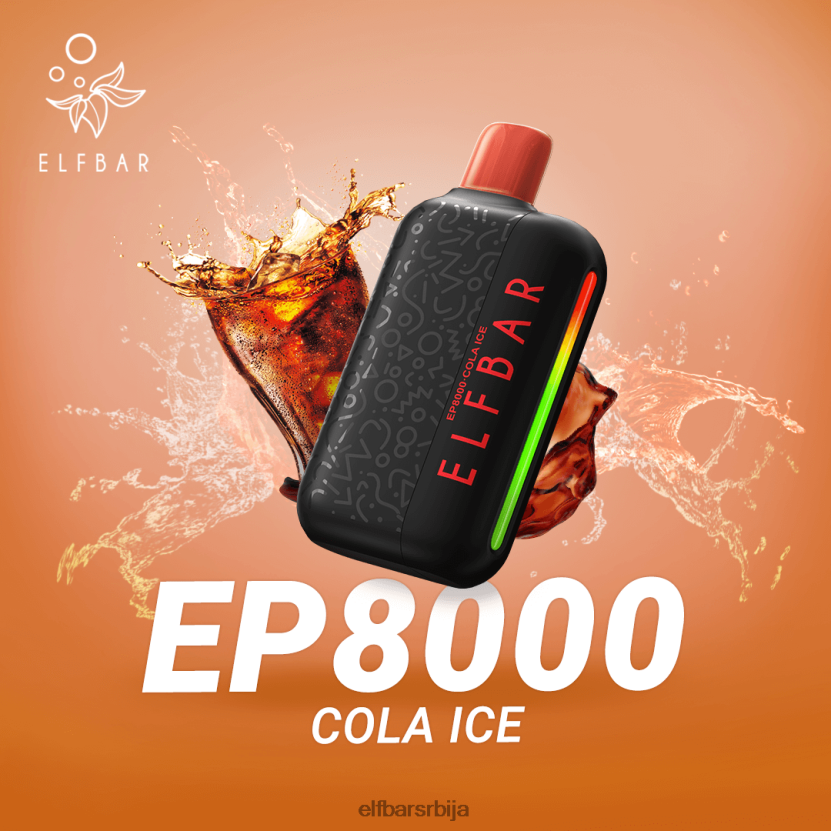 VD6B4263 Вапе за једнократну употребу нове еп8000 пуффс ELFBAR кола лед