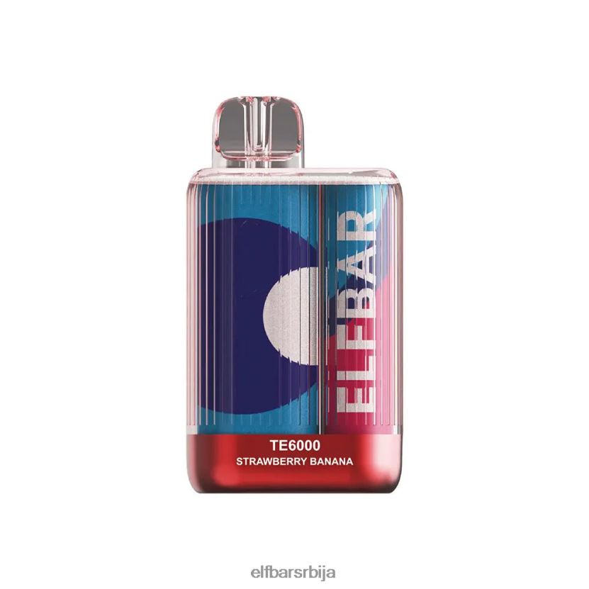 VD6B4281 вапе те6000 пуффс за једнократну употребу ELFBAR јагода банана